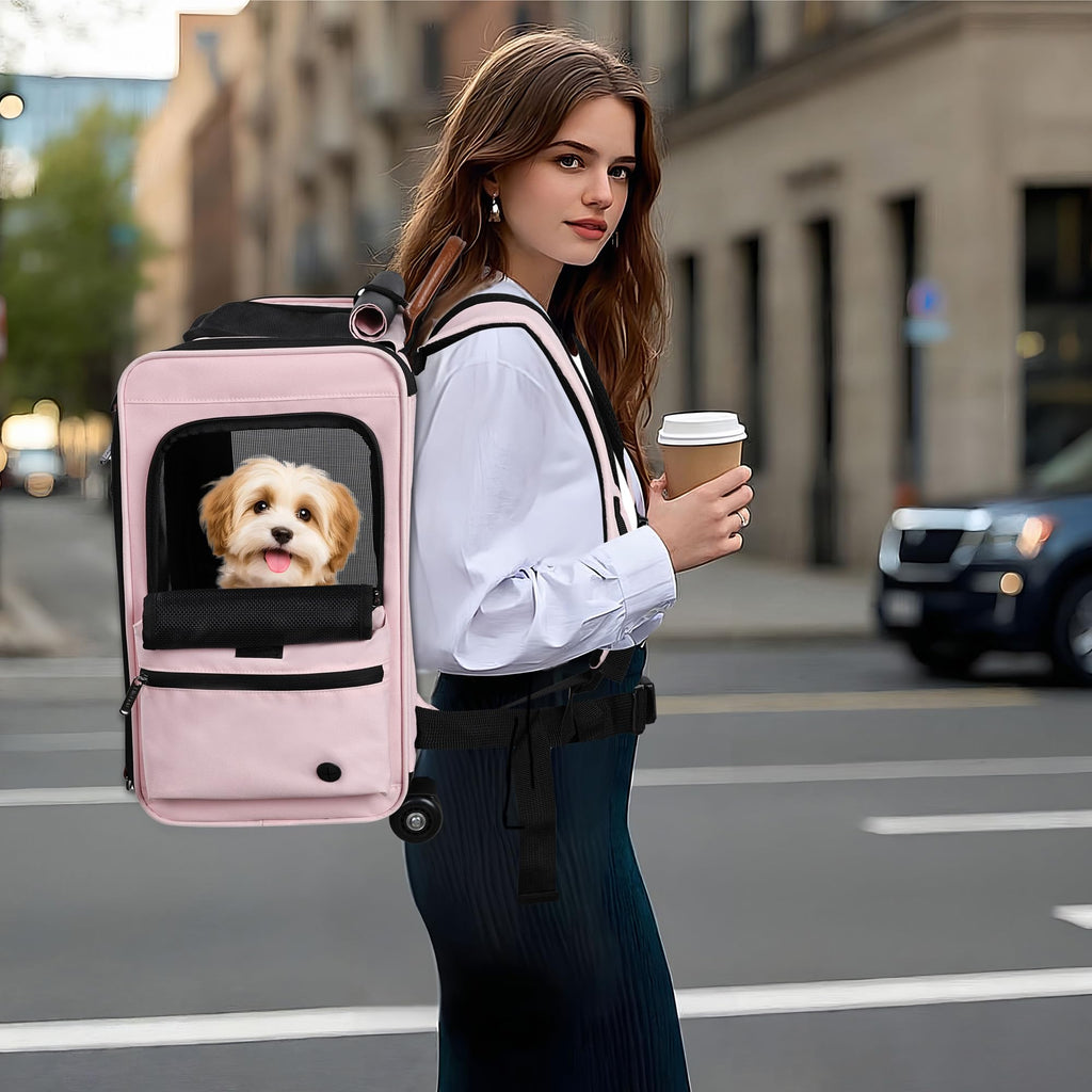 Rolling Dog & Cat Carrier F645161