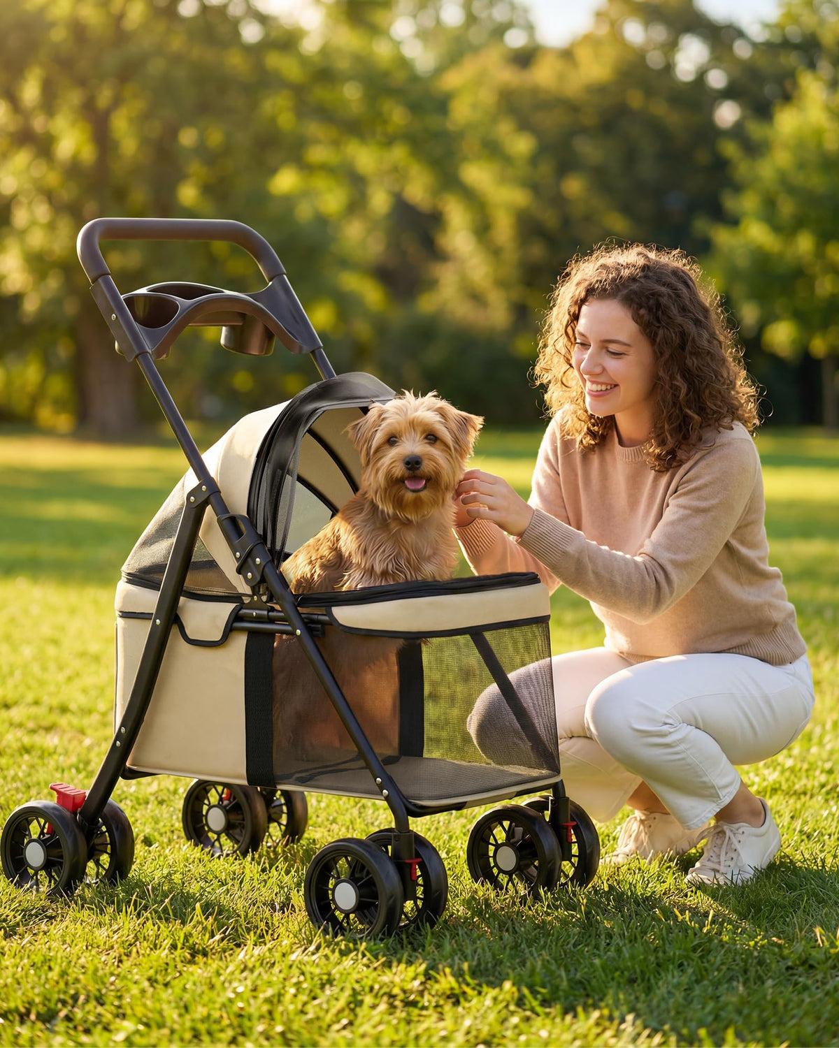Foldable Pet Stroller Q9292