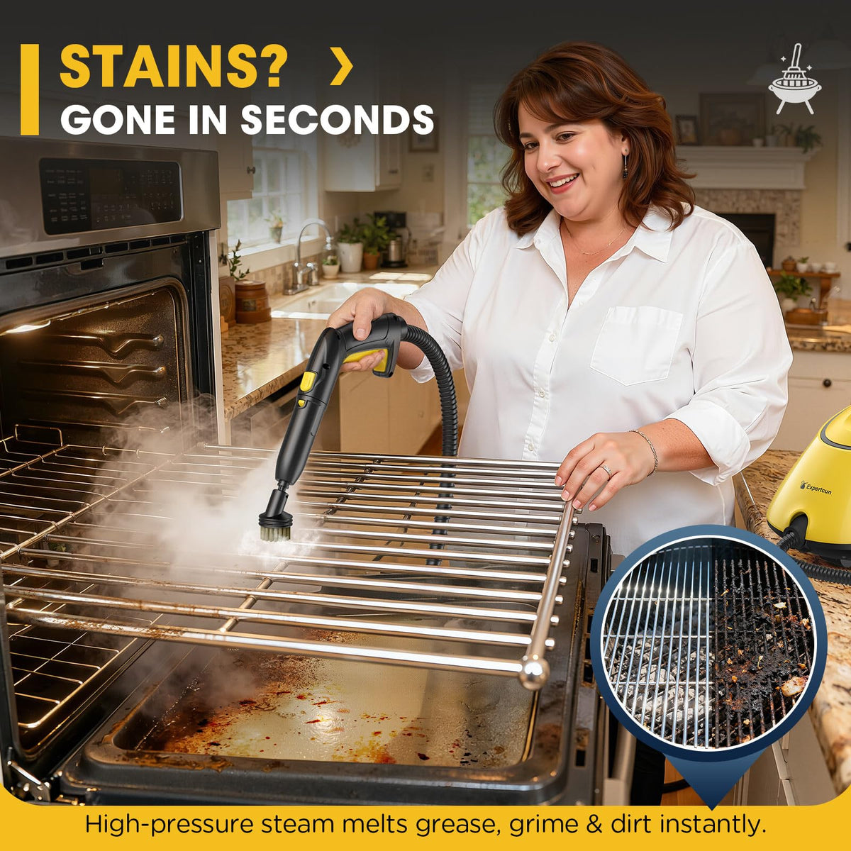 1500W Steam Cleaner with 26 Accessories J27621