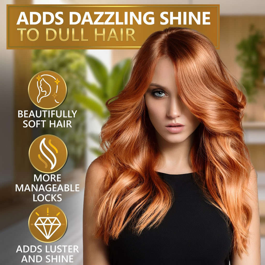 Coconut Shampoo and Conditioner Set and Moroccan Argan Oil Mask and Hair Serum S9315