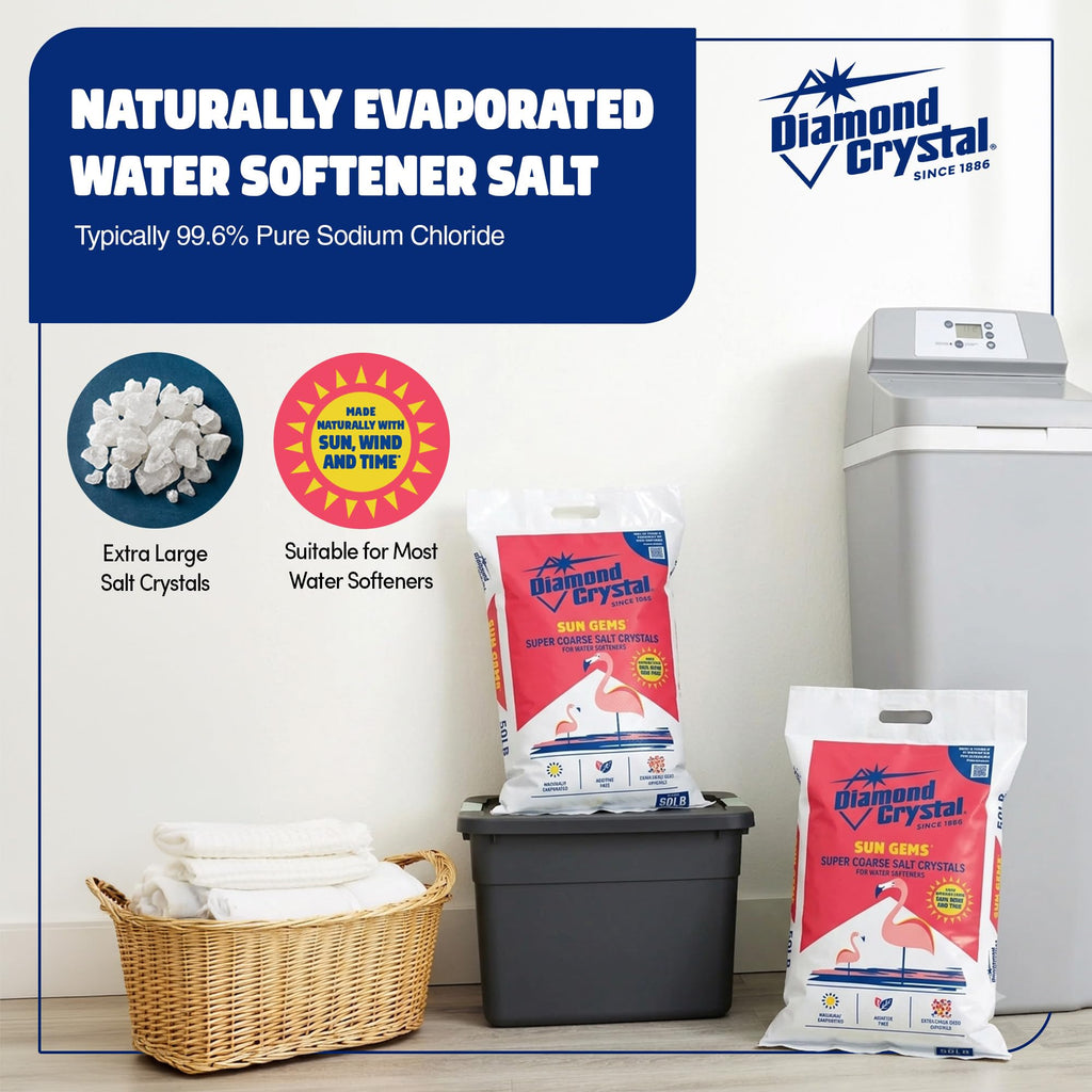 2 Pack Super Coarse Water Softener Salt, 40 Pounds G2433
