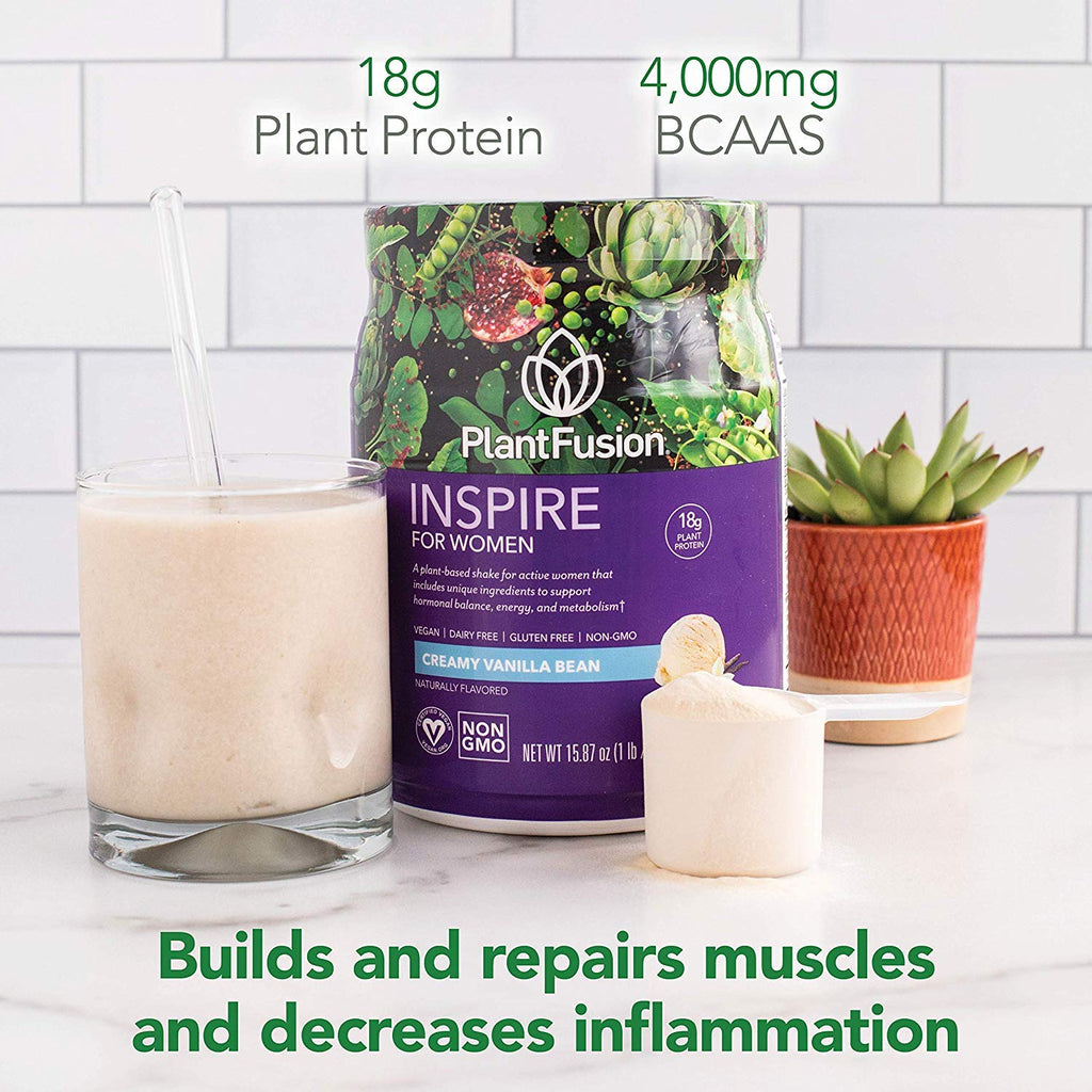 Plant Protein Powder Creamy Vanilla Bean 1 lb Q860933