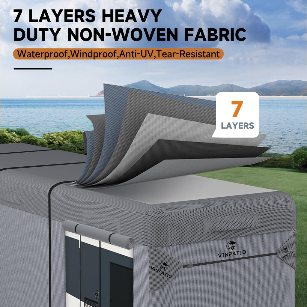 7 Layers Class A RV Cover with Straps U524181