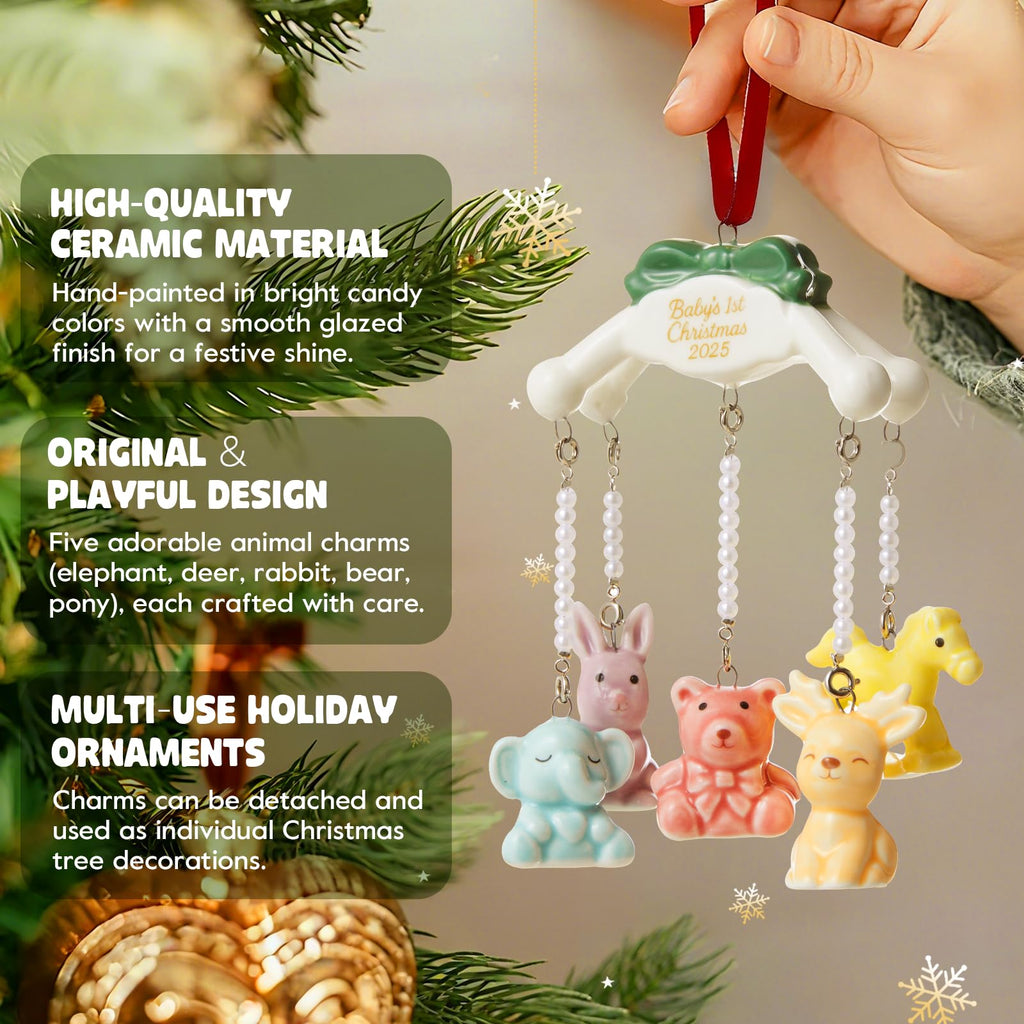Baby's First Christmas Ornament 2025 L9610