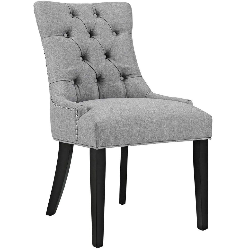 Tufted Upholstered Fabric Parsons Dining Chair with Foam Padding A98612