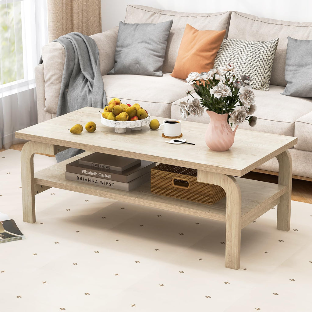 2-Tier Coffee Table with Storage G209818