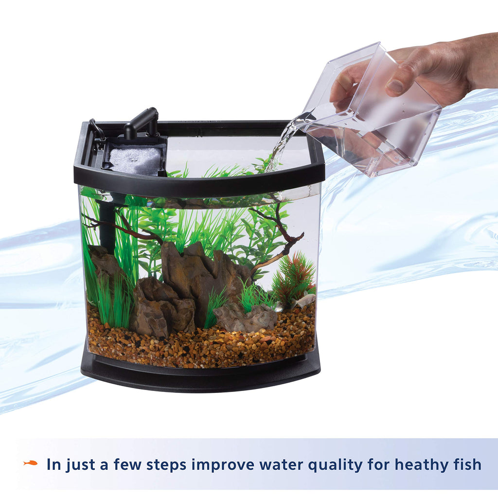 White 2.5 Gallon Aquarium Fish Tank Kit X7906