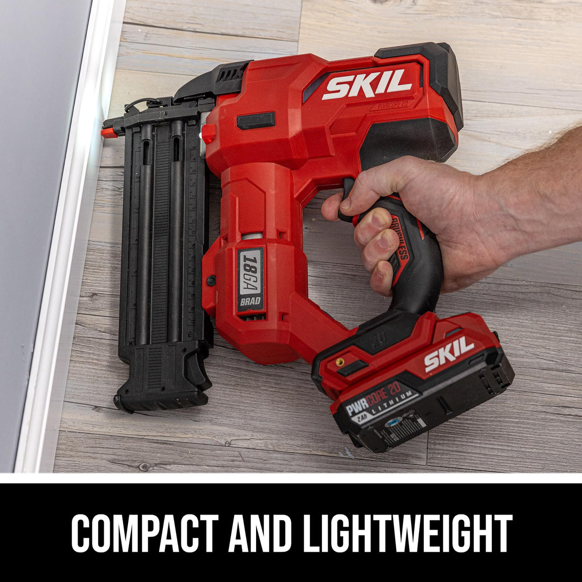20V 18Ga Brad Nailer Kit with Battery and Charger C1322
