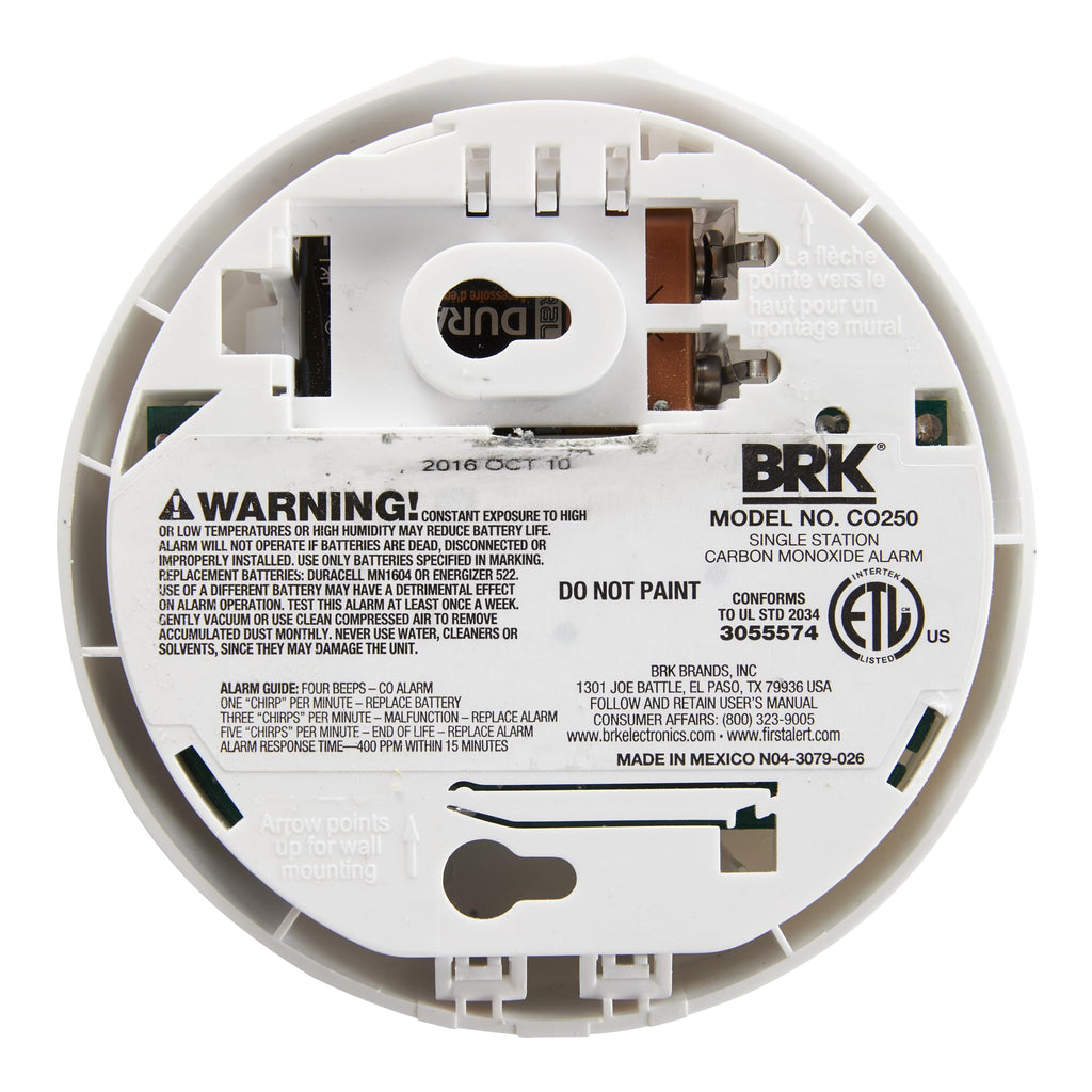 Battery Carbon Monoxide Alarm I919