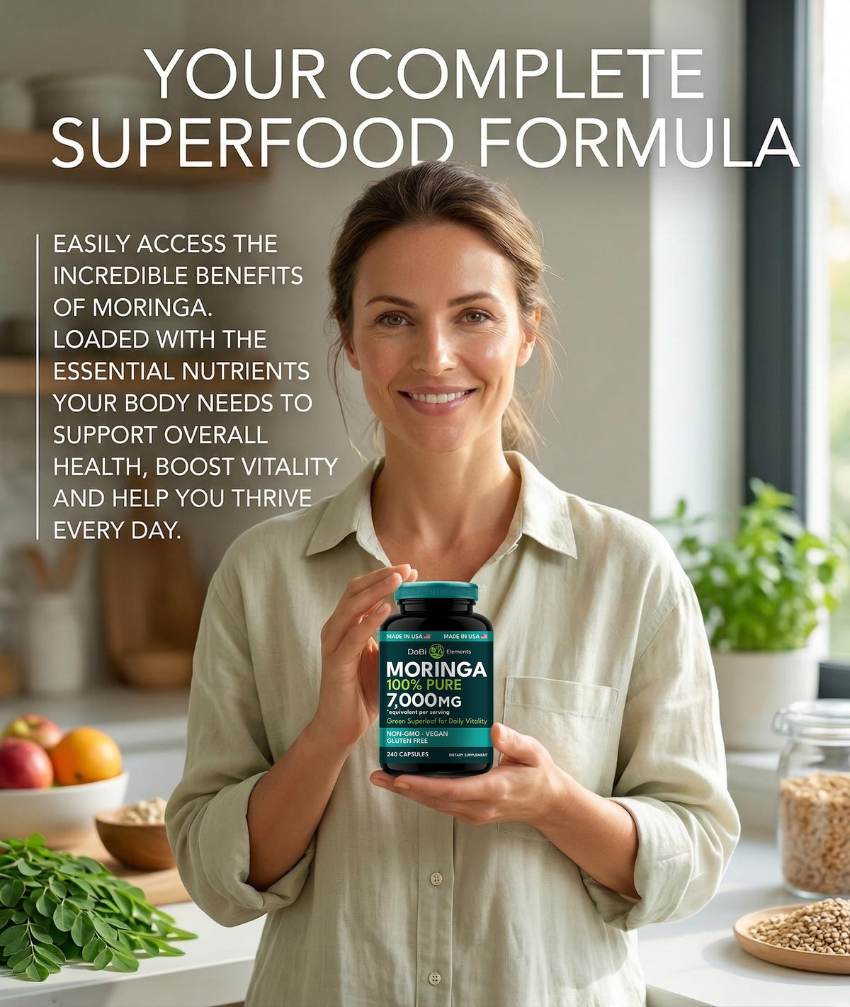 Moringa Capsules 240 Capsules Q1023