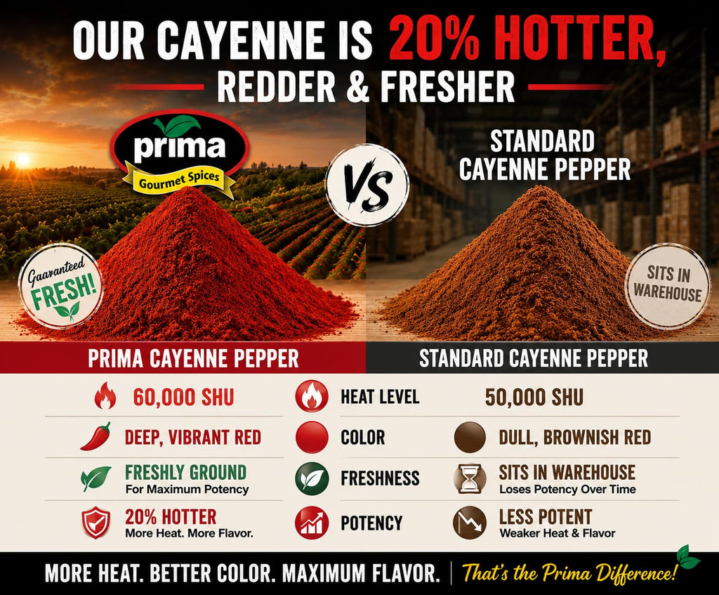 Cayenne Pepper Powder 5 LBS Bulk Kitchen Jug 60,000 SHU Extra Hot All Natural Gluten Free Red Ground Pepper K7996