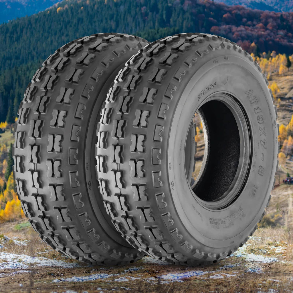 19x7-8 ATV Tires Set of 2 Tubeless All Terrain H32305