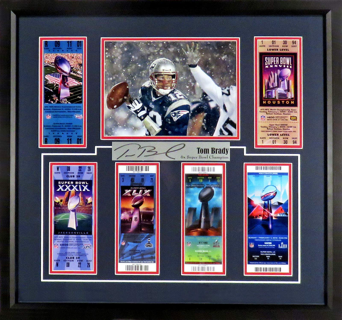 Framed SB Tickets Display Z4723