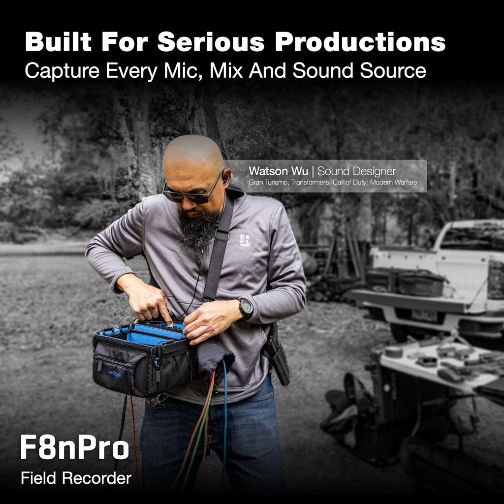 Field Recorder with 8 Inputs & 10 Tracks K3754