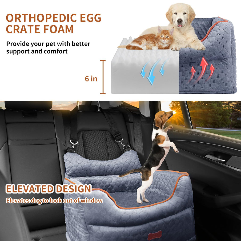 Dog Car Seat with Memory Foam Cushion R29010