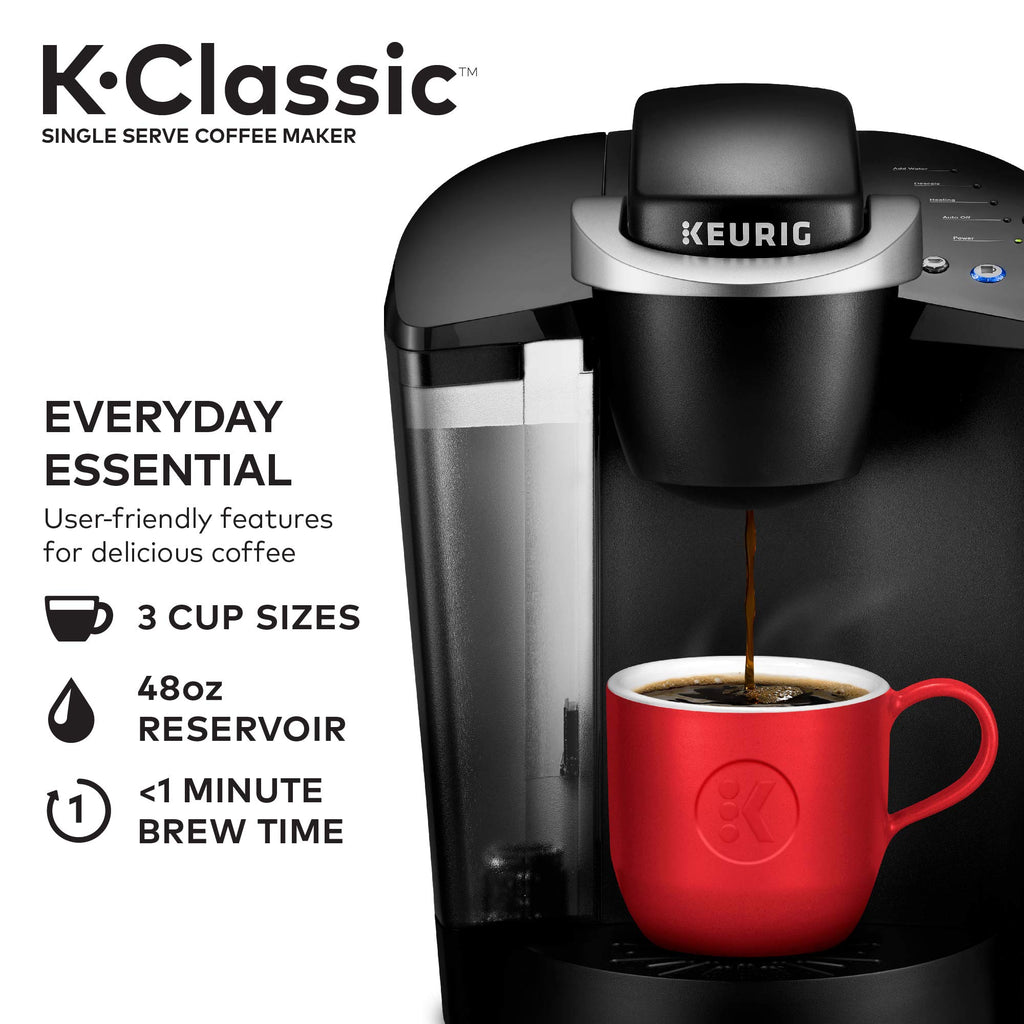 Black Single-Serve K-Cup Pod Coffee Maker M9592