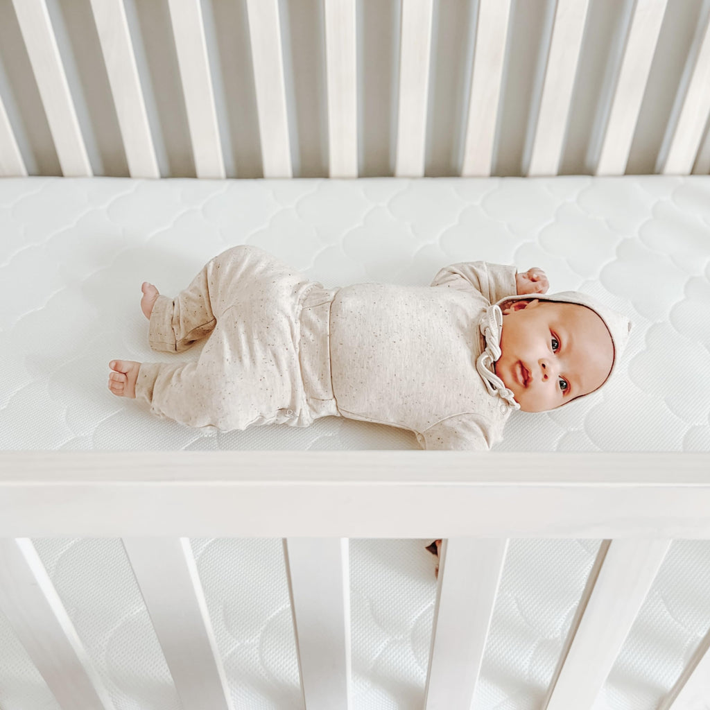 White Waterproof Crib Mattress Q92186