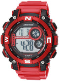 Digital Chronograph Resin Strap Watch Y13832