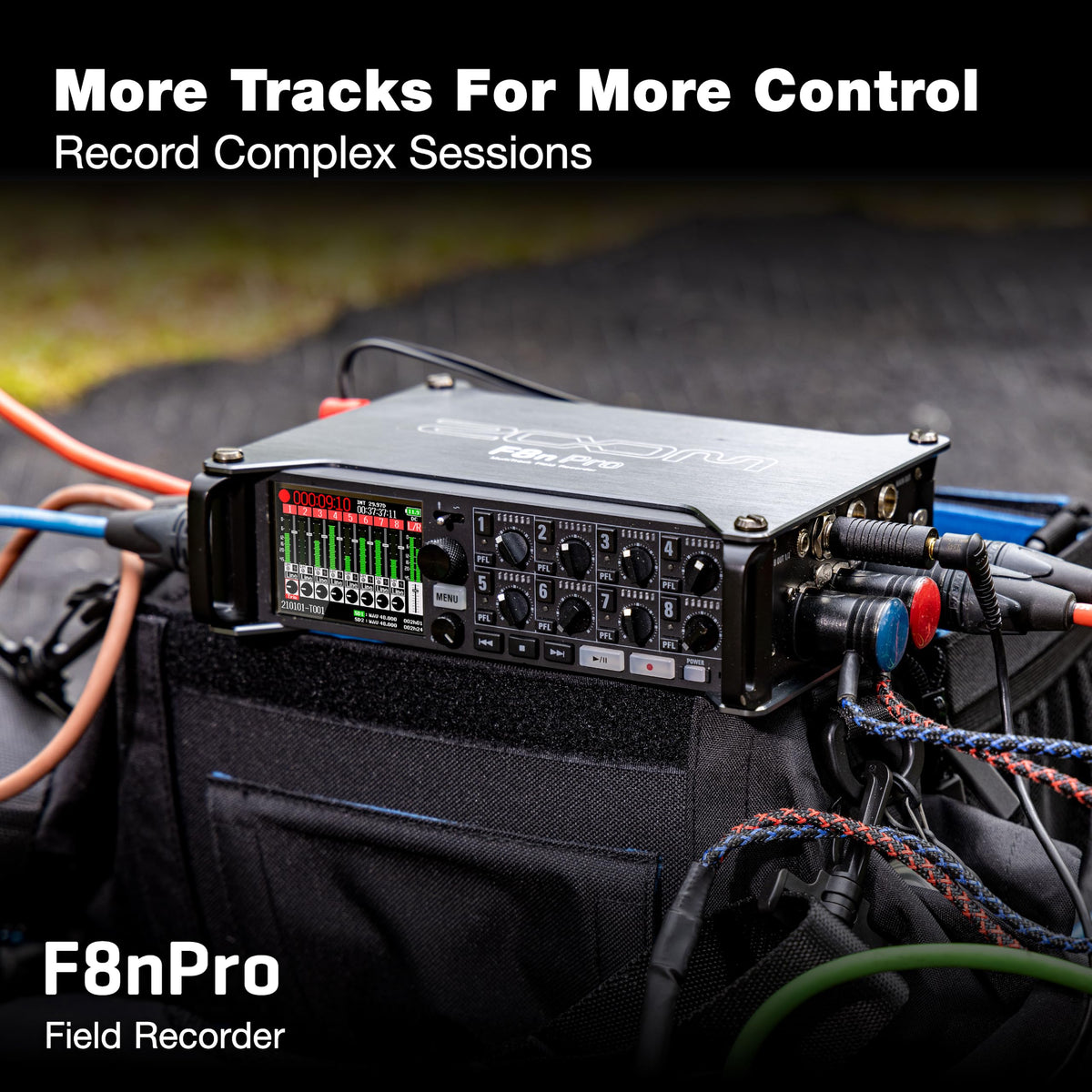 Field Recorder with 8 Inputs & 10 Tracks K3754