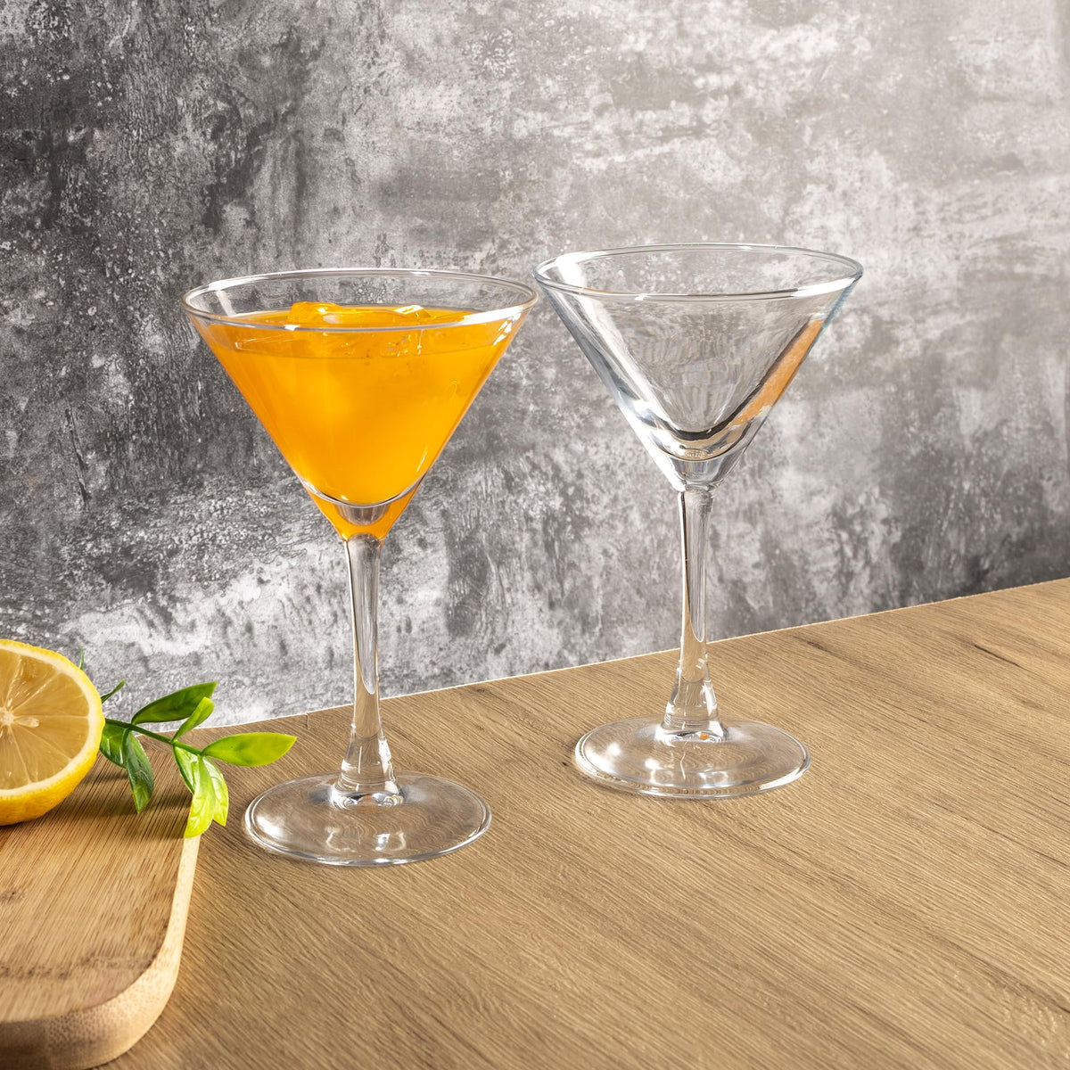 Martini Glasses Set of 7, 6 oz Reusable Cocktail Glasses with Stem H30568
