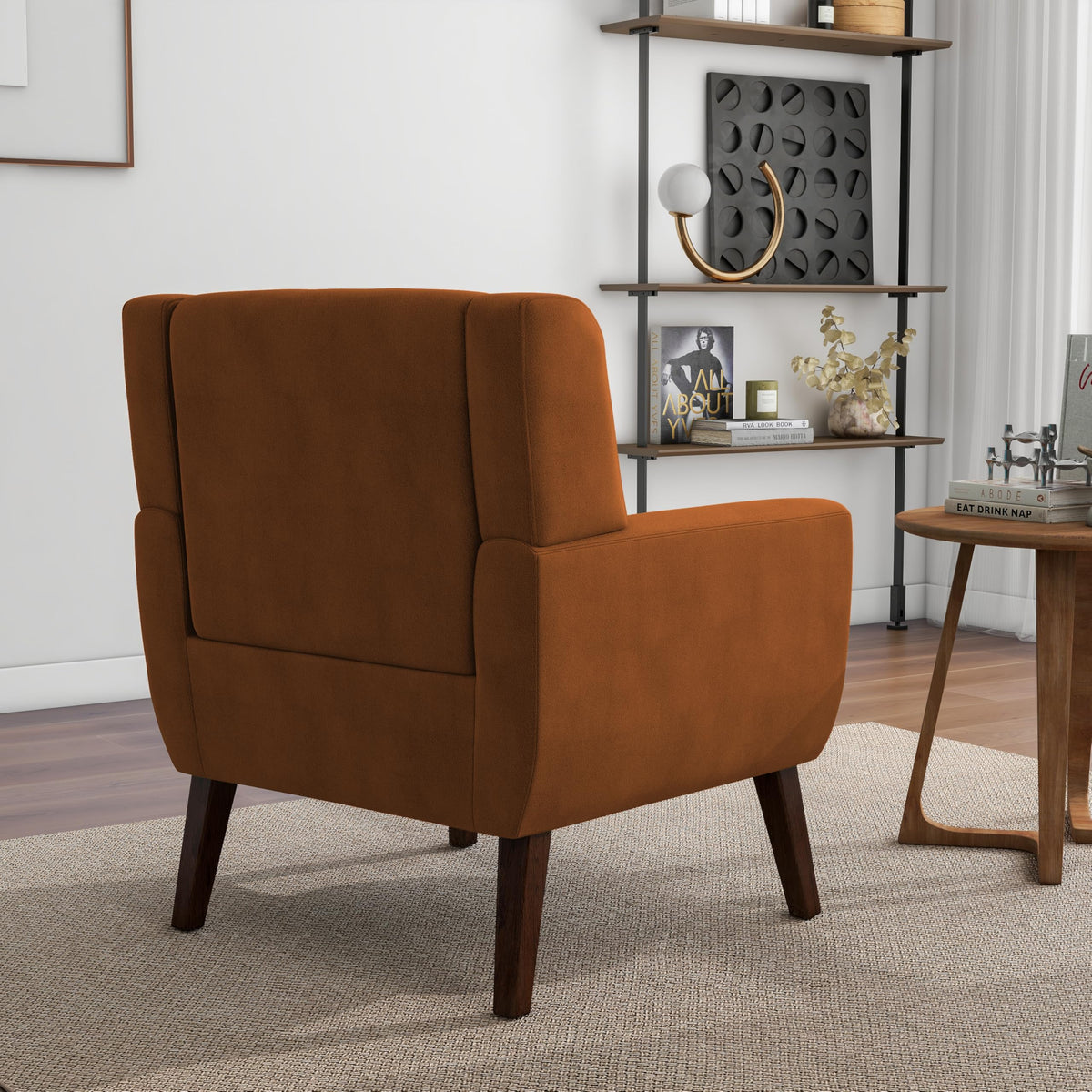Accent Chairs Set of 2 Terracotta T97710