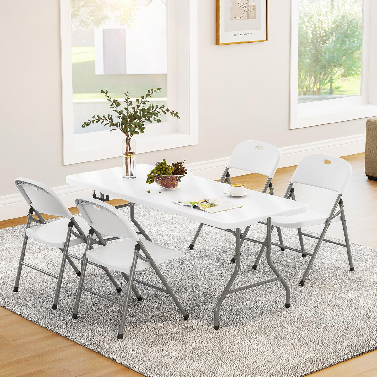 6ft HDPE Plastic Folding Table I8309