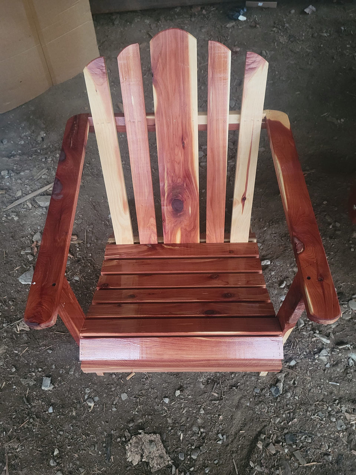Cedar Chair with Clear Finish V438