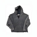 Satoshi Nakamoto V‑Neck Distressed Hoodie