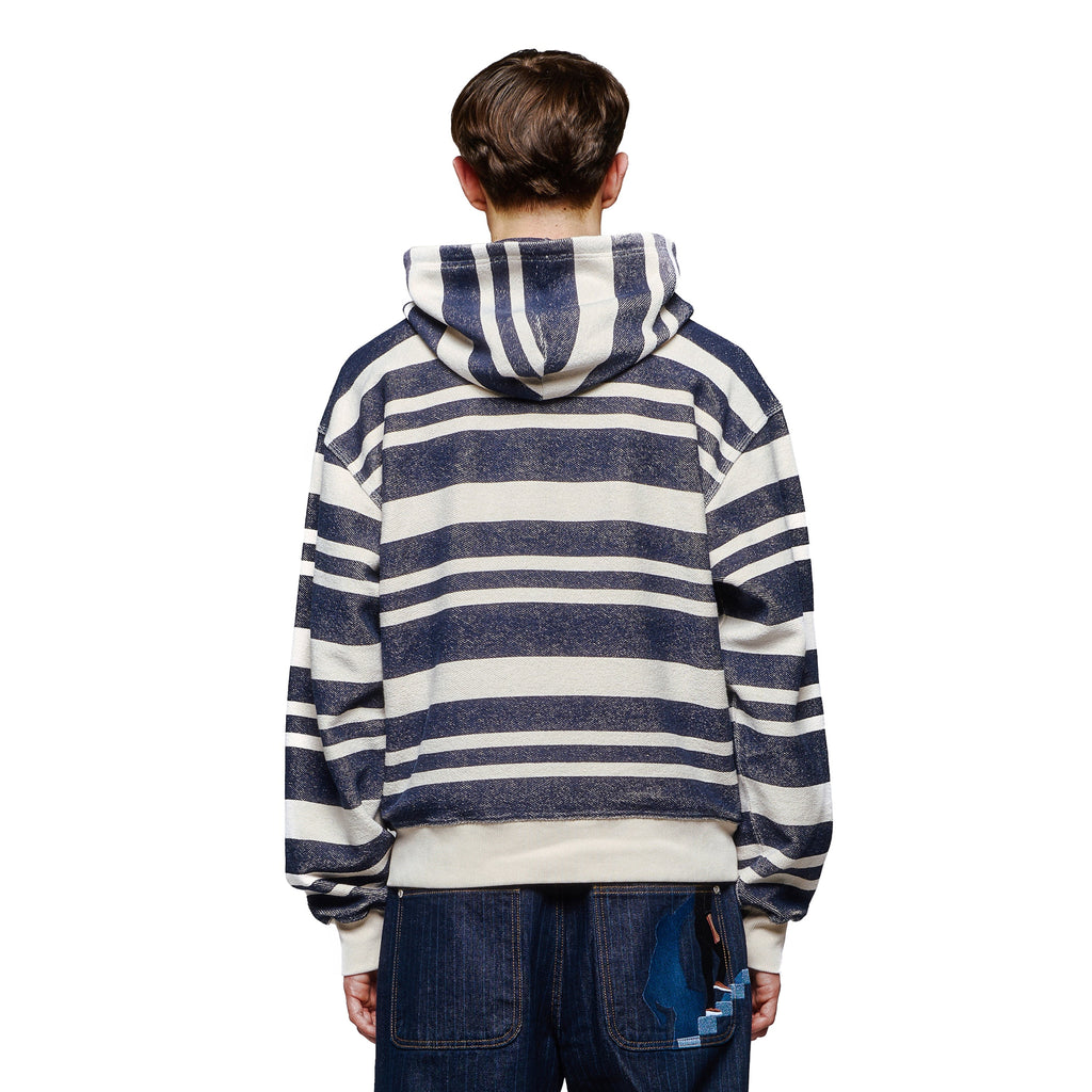 Derschutze "on air" striped Zip Up